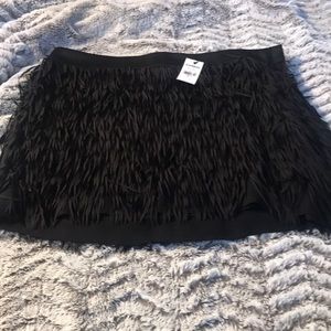 Express elegant black mini skirt